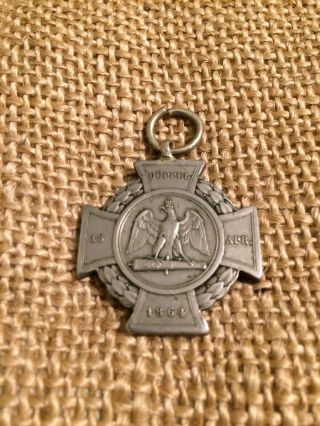 Duppel Storm Cross Medal Prussian Danish War 1864 Wilhelm German Badge miniature 2