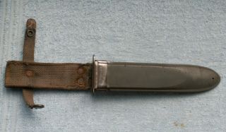 Wwii Knife Usn Sheath (nord 6581) Scabbard For Kabar Mk2