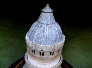 RARE ANTIQUE 19TH CENTURY GRAND TOUR ALABASTER MODEL OF BAPTISTERY IN PIZA ITALY 6
