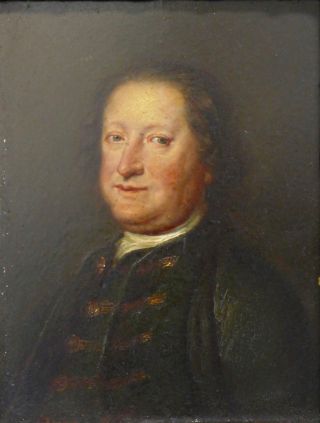 Fine Antique 18th Century Nathaniel Hone Scholar Academia Portrait of a Man 2