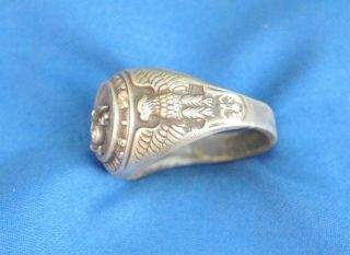 Vintage Sterling Silver US MC ring size - 11.  702 2