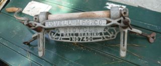 Vintage 740 Lovell Mfg Hand Clothes Wringer Bicycle Ball Bearing,  Great Iron Work