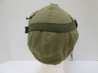 WW2 Flight Cap,  US Army Air Force Type A - 9 with googles 3