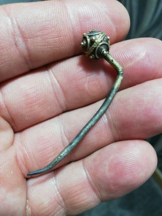 Medieval Tudor Henry Viii Silver Gilt Pin