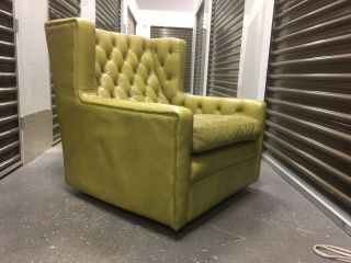 Very Cool Mid Century Modern Leather Lounge Chair Mad Men