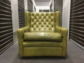 Very Cool Mid Century Modern Leather Lounge Chair Mad Men 2