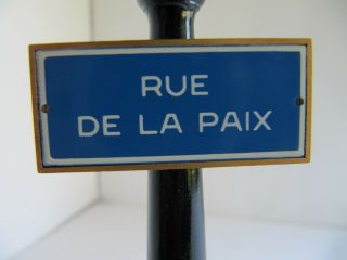 JAEGER LE COULTRE RUE DE LA PAIX Circa 1960 ' s LAMP POST CLOCK ` 2