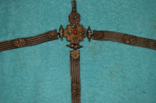 Rare antique Tibetan Belt - gyenzen - Museum quality 2