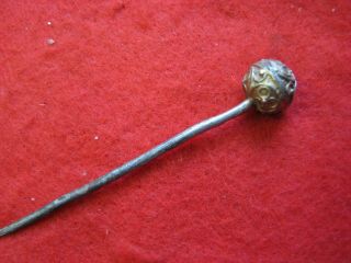 Anglo Saxon Gold Gilded Silver Pin
