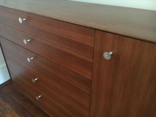 George Nelson Herman Miller Thin Edge Walnut Dresser Cabinet mid century modern 5