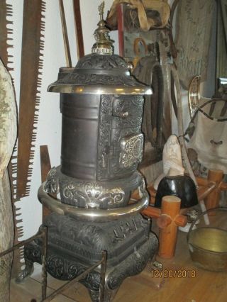 Antique Sexton - Gibbons and Company 1893 Parlor Stove 2