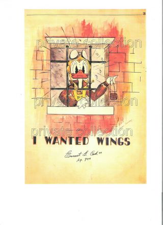 Stalag Luft Iii Print Donald Duck Disney Pow Prisoner Of War World War Ii Art