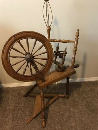 1869 Antique Spinning Wheel