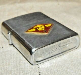 Vintage - Cut Cigarette Lighter 1st Marine Air Wing Korea War 1952 Military 3