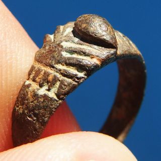 Antique Pirate Times Heart Ring Old 17th Century Colonial Spanish Ring Found