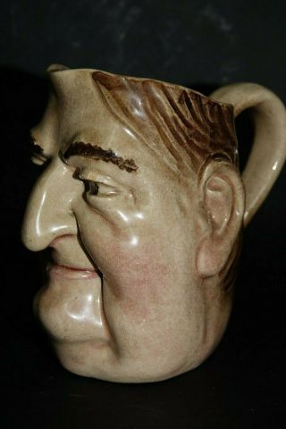 Very Old Watcombe Torquay Ware Face Jug - Character Jug Very Rare Scary Face