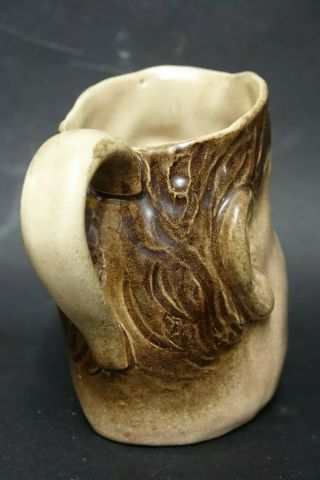 VERY OLD WATCOMBE TORQUAY WARE FACE JUG - CHARACTER JUG VERY RARE SCARY FACE 5