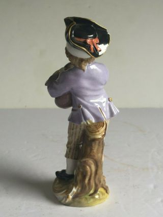 Antique Meissen Porcelain Figure BOY WITH BAGPIPES Incised Marks KAENDLER 4