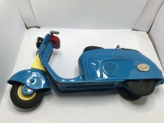 TIN TOY SCOOTER JAPAN 1950s/60s 8