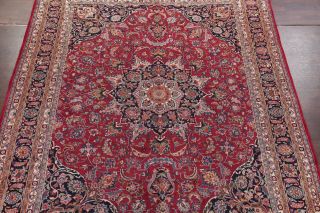 VINTAGE Traditional Floral Signed Persian Area Rug Hand - Knotted Oriental 10 ' x13 ' 3