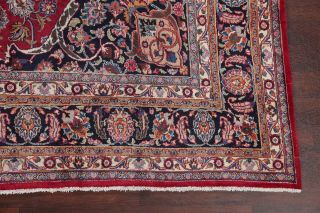 VINTAGE Traditional Floral Signed Persian Area Rug Hand - Knotted Oriental 10 ' x13 ' 6