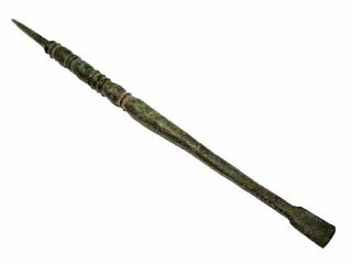 TOP,  RARE ROMAN BRONZE STYLUS,  WRITING TOOL, 3