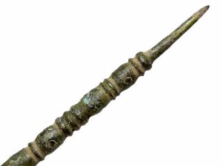 TOP,  RARE ROMAN BRONZE STYLUS,  WRITING TOOL, 4