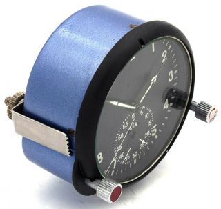 8 - day Soviet 70 ' s - made AirForce Panel Cockpit Clock 60CP / 60ChP for Su/MiG jets 6