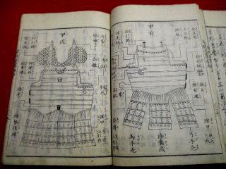 2 - 30 Japanese Armor Yoroi TANKI Woodblock print BOOK 8