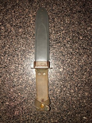 Wwii Knife Usn Sheath (nord 6581) Scabbard For Kabar Mk2