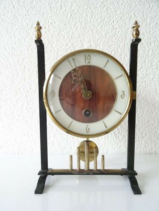 Patria Dutch Mantel Shelf 8 Day Clock Vintage (kienzle Junghans Hermle Era)