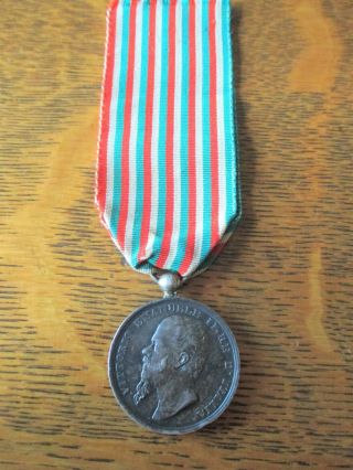 Scarce Italian Silver Commemorative Medal For The 1849 Independence War Fighter