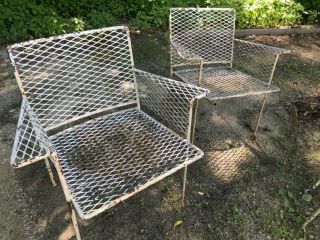 Hendrik Van Keppel & Green VKG Vintage Mid Century Patio Dining Metal Chairs 6