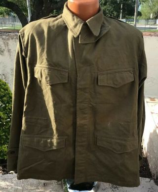 Vintage 50’s German Army Military Coat Jacket Fits Like Large Rare Htf 1952