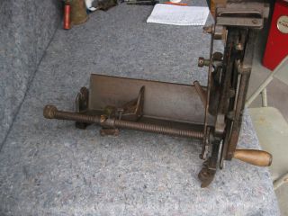 Antique Enterprise.  Mfg Co No.  23 Meat Slicer Hand Operated Cast Iron 3