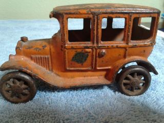 Vintage Arcade Cast Iron Car Automobile