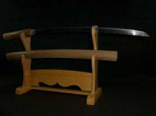 Wakizashi (sword) W/white Sheath : Edo : 30.  7 × 21.  1 " 730g