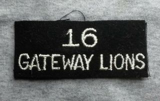 Rcaf Wwii Cadet Patch 16 Gateway Lions