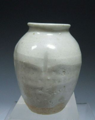 China Chinese Song/Yuan Dynasty Celadon Pottery Miniature Vase ca.  12 - 14th c. 2