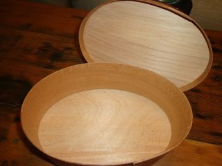 Shaker Style Oval Wood Nesting Pantry Boxes 3