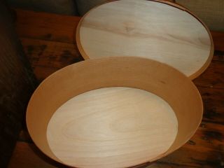 Shaker Style Oval Wood Nesting Pantry Boxes 7