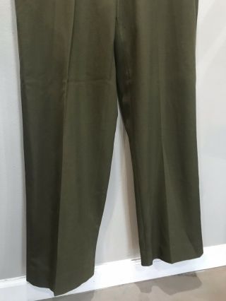 50s US ARMY M1951 OG 108 Wool Field Trousers Pants M51 Large Military OLIVE VTG 6