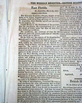 Chesapeake Bay British Naval Blockade War Of 1812 1813 Baltimore Md Newspaper