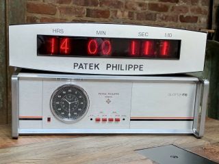 Rare Patek Philippe Master Clock System With Digital Display Slave Clock 1970s