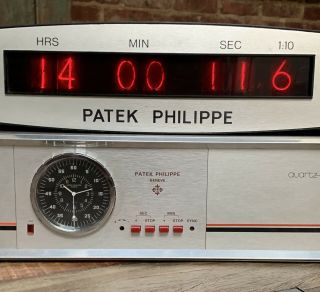 RARE Patek Philippe Master Clock System with Digital Display Slave Clock 1970s 7