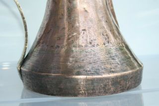 RARE very old NIZWA 44cm Antique copper brass Dallah islamic Coffee Pot Bedouin 8