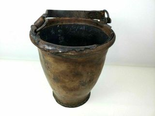 19th Century Leather Fire Bucket