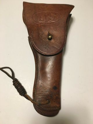 Wwii Tex Tan Holster For.  45 Automatic Pistol