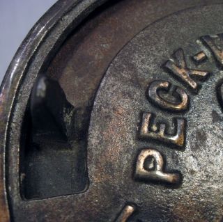 Antique Brass Damper Control Coal Boiler Furnace Draft Peck Williamson Steampunk 4