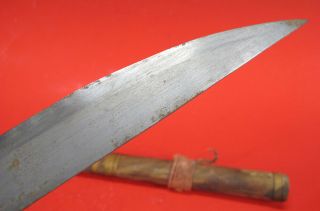 Group of 3 Thai Thailand Burmese Dha Daab Long Swords Knives Vintage Bangkok yqz 5